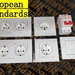 European Standard electrical fittings