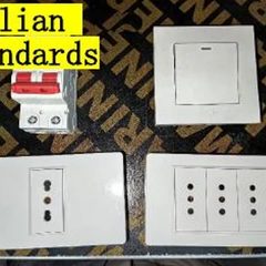 Italian Standard electrical fittings